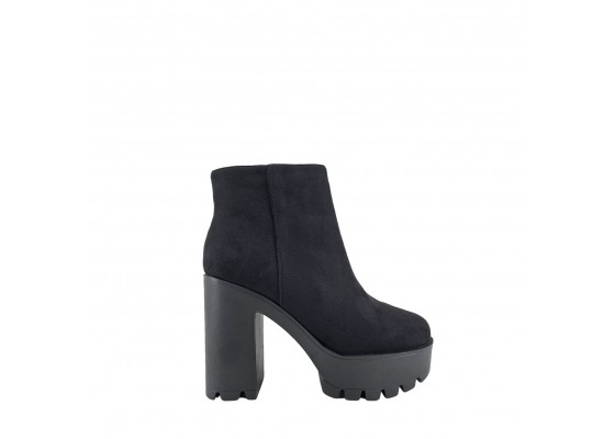 Botín De Tacón Alto Plataforma